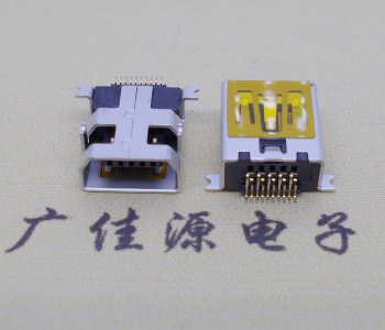 徐州迷你 usb接口 mini 飞利蒲10p母座前插后贴