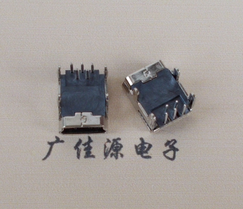 徐州Mini usb 5p接口,迷你B型母座,四脚DIP插板,连接器