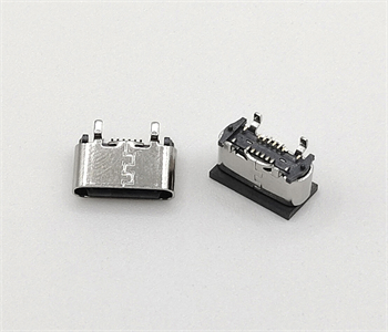 徐州TYPE-C外壳四脚插立式母座 16P端子贴板 高度5.6MM/6.0MM/6.5MM/6.8MM四款规格 
